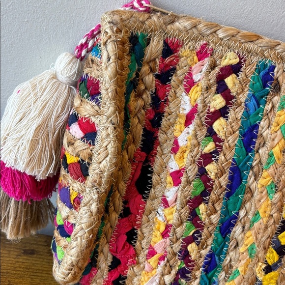 Antik Kraft Multicolor Woven Clutch - Picture 2 of 6